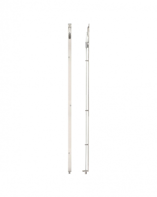 ZOO HARDWARE ZAS13SS 904mm x 20mm LEVER ACTION FLUSH BOLT SATIN STAINLESS STEEL