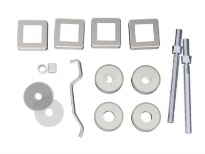 Eurospec BBF1022SSS Back to Back Fixing Pack Satin Stainless Steel