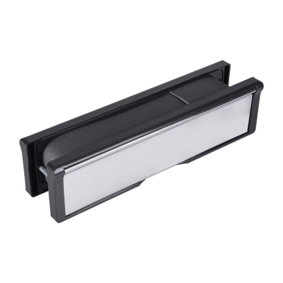 Eurospec Intumescent Letterbox Assemblies ES305 Polished Chrome