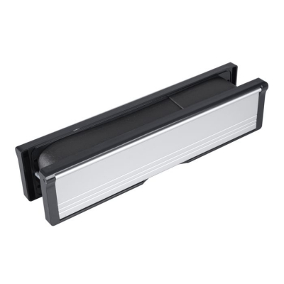 EUROSPEC INTUMESCENT LETTERBOX ASSEMBLIES ES307 SATIN ANODISED ALUMINIUM