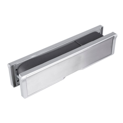 EUROSPEC INTUMESCENT LETTERBOX ASSEMBLIES ES309 SATIN STAINLESS STEEL