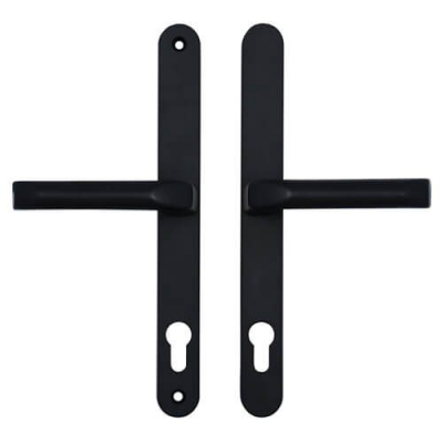 HOPPE 92mm UPVC LEVER DOOR FURNITURE 113/3620N BLACK