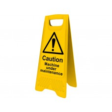 HEAVY DUTY A-BOARD 4708 CAUTION MACHINE UNDER MAINTENANCE