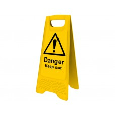 HEAVY DUTY A-BOARD     4717 DANGER KEEP OUT