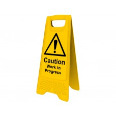 HEAVY DUTY A-BOARD     4715 CAUTION WORK IN PROGRESS