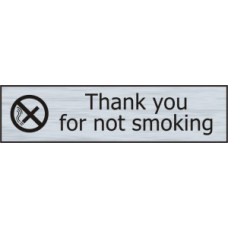 THANK YOU FOR NOT SMOKING SSE 200mm x 50mm
