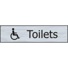 TOILETS DISABLED SYMBOL SSE 200mm x 50mm