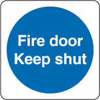 InchFire Door Keep ShutInch Sign