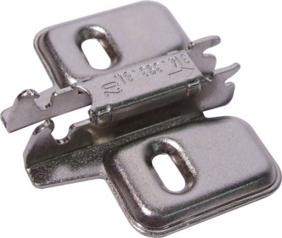Hafele 322.94.702 Mounting Plate, Cruciform, for Grass Click On System Hinges