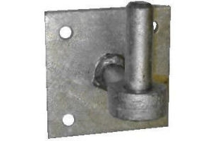153EX HOOK on 4Inch x 4Inch PLATE GALVANISED