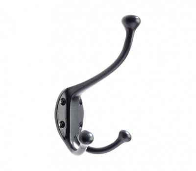 Foxcote Foundries FF73PCB Double Hat & Coat Hook