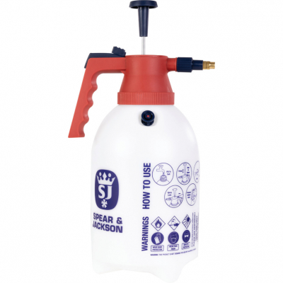 SPEAR & JACKSON PUMP ACTION PRESSURE SPRAYER 2 LITRE
