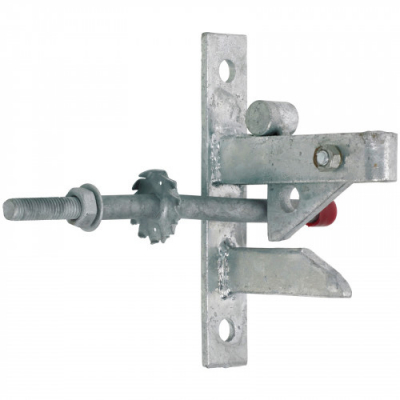 PERRY 502 SELF LOCKING AUTO GATE CATCH & STRIKER PIN GALVANISED