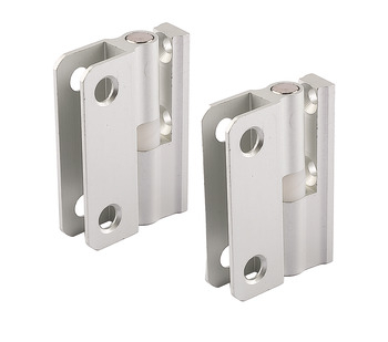 CUBICLE HINGE SET PAIR 12-13mm BOARD PARTITIONS 980.07.922 per pair