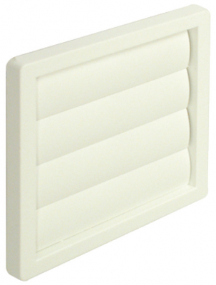HAFELE WALL GRILLE GRAVITY FLAP SYSTEM 4 WHITE FINISH 565.30.830 (3 FLAP)