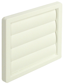 HAFELE WALL GRILL GRAVITY FLAP WHITE 565.30.835 180mm x 180mm