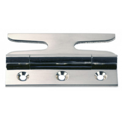 SLOTTED HINGE PAIR SS5055 POLISHED CHROME
