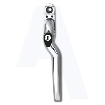 UPVC Espagnolette Window Handle Right Hand Polished Chrome