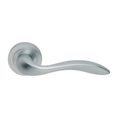 GIAVA LEVER ON ROUND ROSE GI5 SATIN CHROME