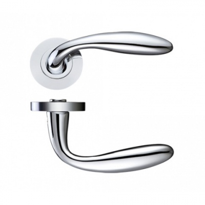 ZOO HARDWARE ZPZ060CP VERONA ROUND ROSE LEVER FURNITURE POLISHED CHROME