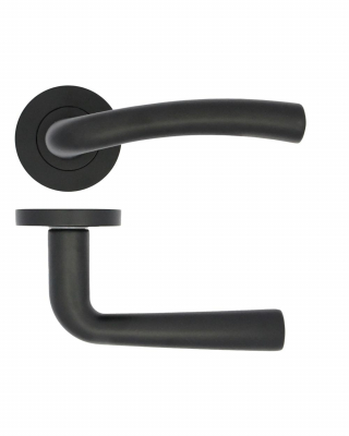 SEVILLE LEVER ON ROSE ZPA050-MB MATT BLACK