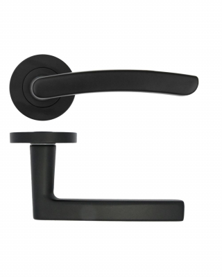 SANTIAGO LEVER ON ROSE ZPA020-MB MATT BLACK