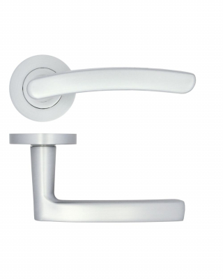 SANTIAGO LEVER ON ROSE ZPA020-SC SATIN CHROME