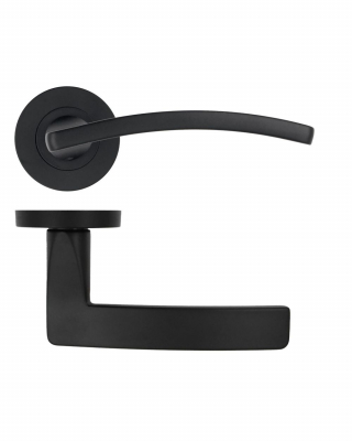 TOLEDO LEVER ON ROSE ZPA030-MB MATT BLACK