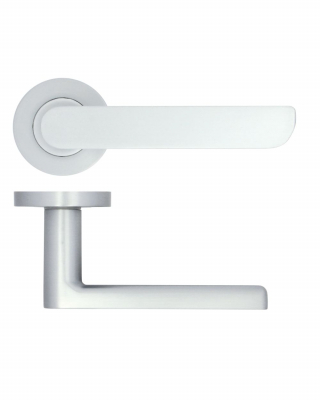 VALENCIA LEVER ON ROSE ZPA040-SC SATIN CHROME