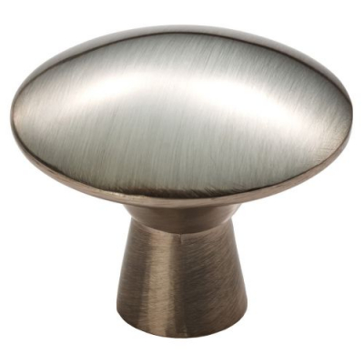 FTD523SN DISC KNOB 27mm dia SATIN NICKEL