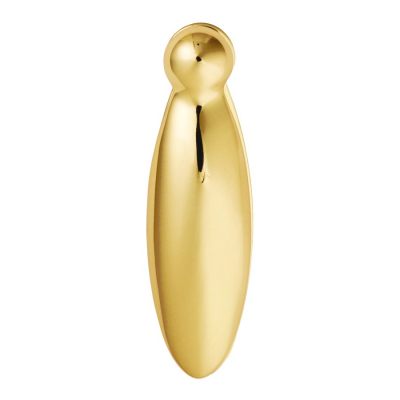 Covered Pear Drop Escutcheon AQ45PB (Polished Brass)