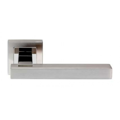 Eurospec SSL1405DUO Designer Lever on Sprung Square Rose