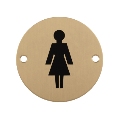 EUROSPEC FEMALE SYMBOL 76mm Di SEX1012SPVD SATIN PVD
