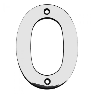 Steelworx 100mm Numeral Inch0Inch NUM10100BSS (Bright Stainless Steel)