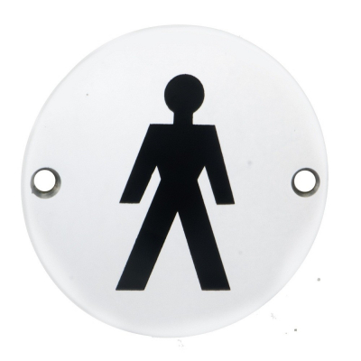 MALE SYMBOL SEX4011SAA 75mm dia