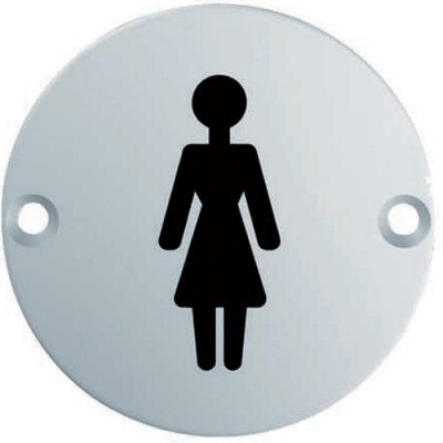 FEMALE SYMBOL SEX4012SAA 75mm dia
