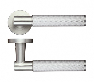 ZOO HARDWARE ZPS120SSS 22mm ATHENA LEVER SCREW ON ROSE SATIN STAINLESS