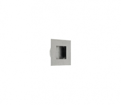 ZOO HARDWARE ZAS40CSS SQUARE FLUSH PULL 50mm x 50mm SATIN STAINLESS STEEL