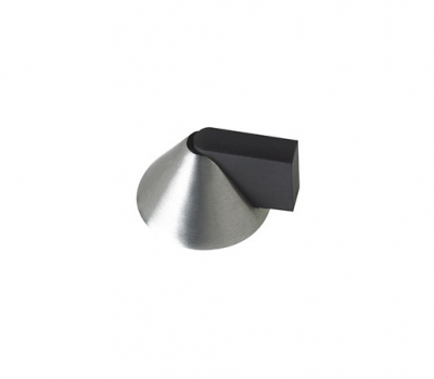 ZAS89SS DOOR STOP FLOOR MOUNTED CONE SATIN STAINLESS
