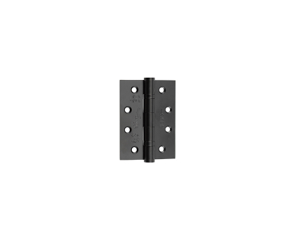 STAINLESS STEEL BALL BEARING HINGE MATT BLACK 102x76x3 PAIR