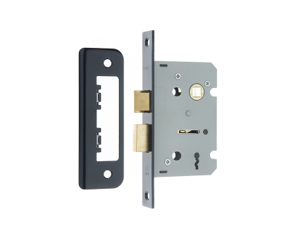 NERO 2 LEVER SASHLOCK 65mm BLACK JL470BL