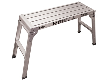 FAITHFULL FAISTEPUP3 Fold Away Step Up Aluminium L100 x H52 x W30cm