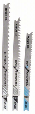 BOSCH JIGSAW BLADE SET 2607010516 (PACK3)