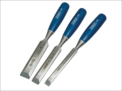 STANLEY 5002 BEVEL EDGE CHISEL SET OF 3 STA016128