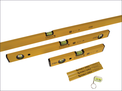 STABILA STB70224 DOUBLE PLUMB SPIRIT LEVEL 3 VIAL 60cm