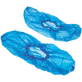 BLUE DISPOSABLE OVERSHOE BOX 100