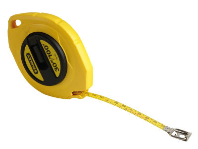 Stanley STA034107 Closed Case Steel Long Tape 30m/100ft (Width 9.5mm)