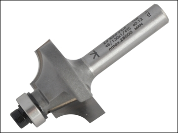 Trend Bearing Guided Ovolo & Round Over 6.3mm Radius 46/130 1/4Inch TCT