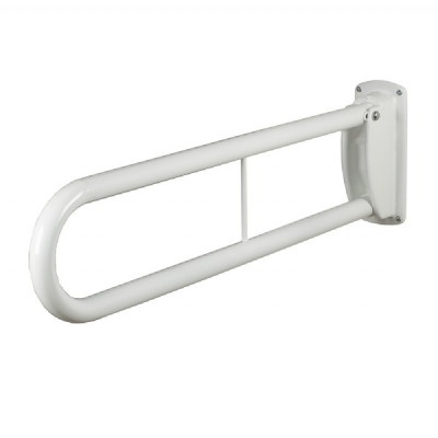 DOUBLE BAR DROP DOWN GRAB RAIL WHITE