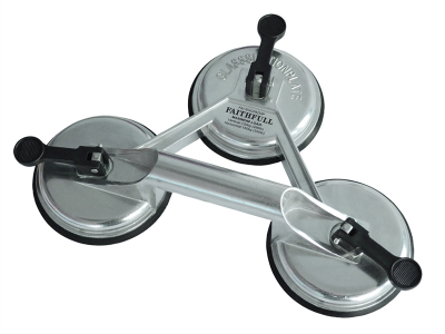 Faithfull FAISUCPAD3P Triple Pad Aluminium Pro Suction Lifter